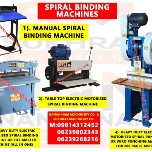 spiral bindind machines